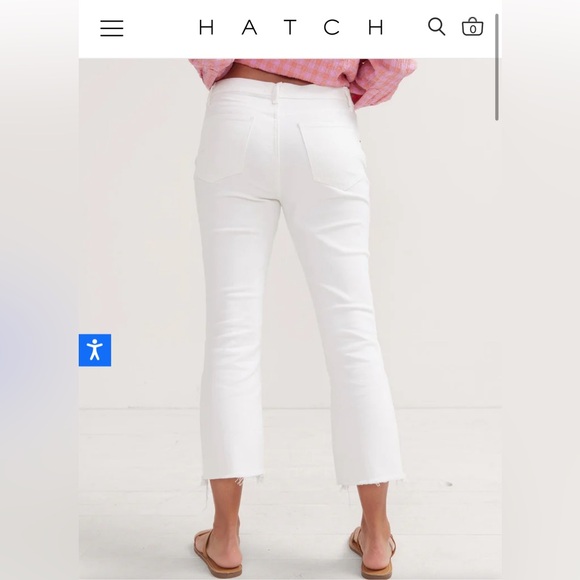 Hatch Maternity Cropped Jeans - Picture 3 of 10